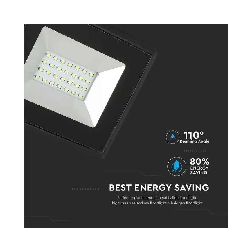Светодиодный прожектор LED/20W/230V IP65 зеленый свет