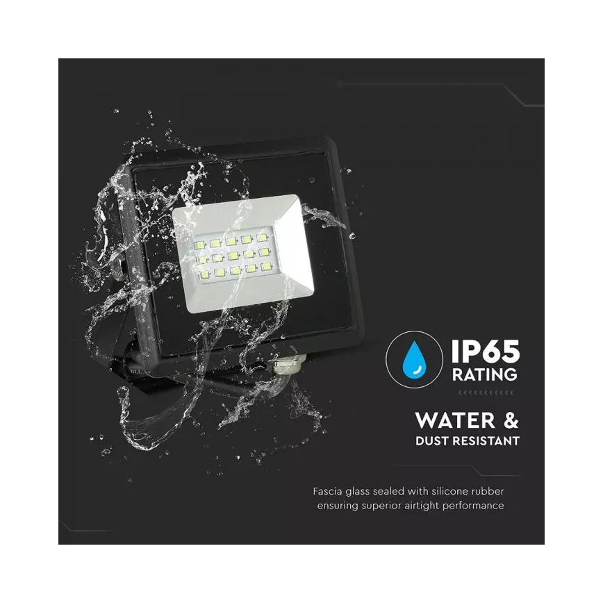 Светодиодный прожектор LED/20W/230V IP65 зеленый свет