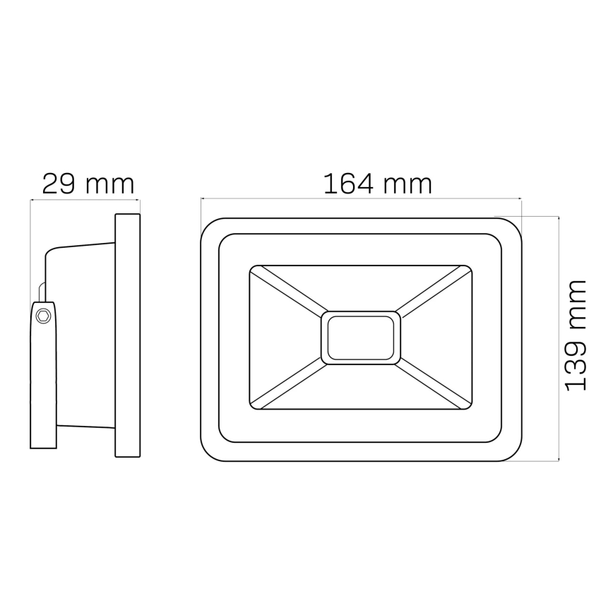 Светодиодный прожектор LED/30W/230V IP65