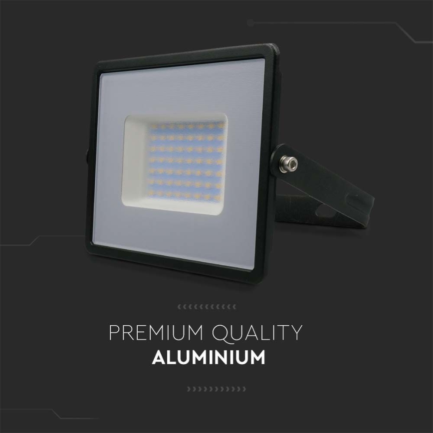 Светодиодный прожектор LED/50W/230V 6500K IP65 черный