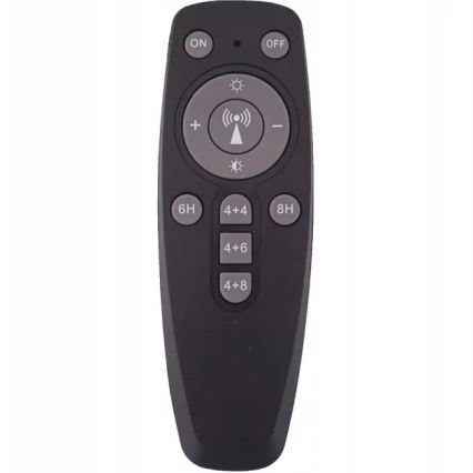 Светодиодный прожектор на солнечной батарее с регулированием яркости LED/50W/3,2V 4500K IP65 черный + дистанционное управление