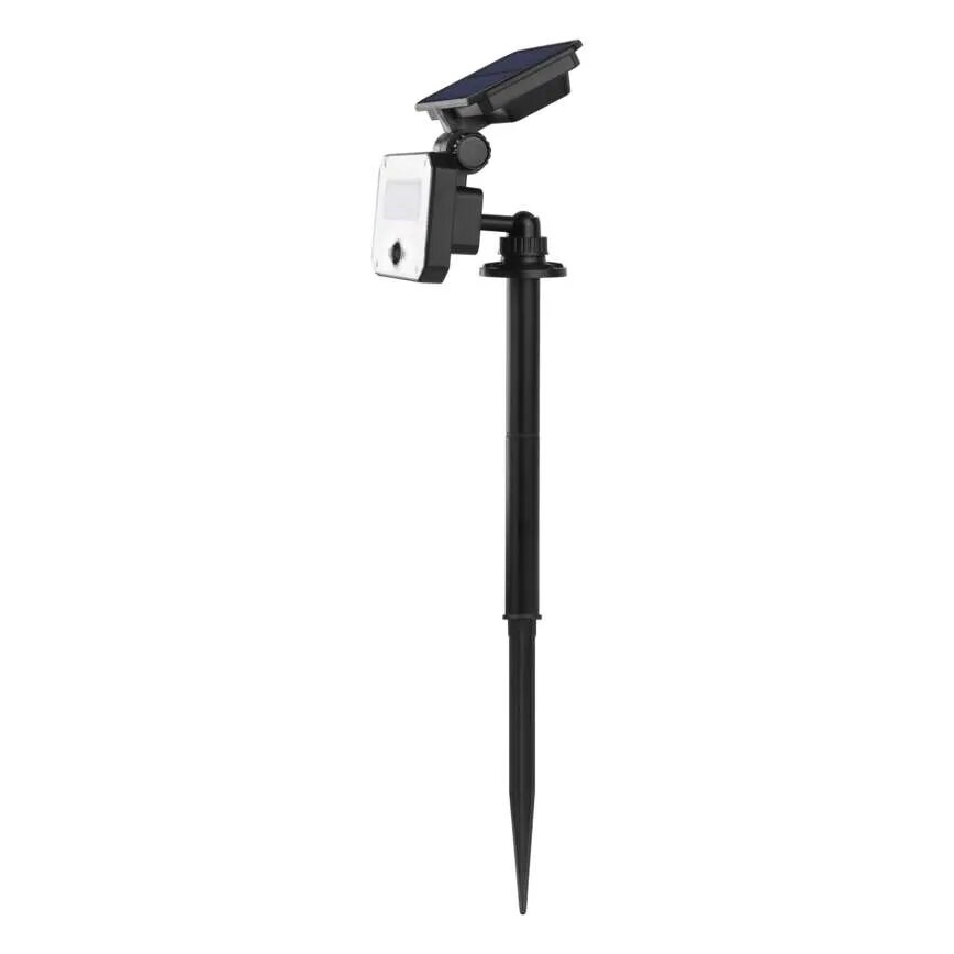 Светодиодный прожектор на солнечной батарее с датчиком движения SPILO LED/3,7V 3600mAh 3000K IP54 + дистанционное управление