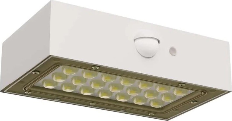 Светодиодный прожектор на солнечной батарее с датчиком движения LED/3,7V 1200mAh 4000K IP65 белый