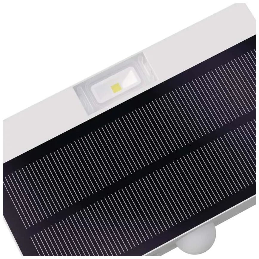 Светодиодный прожектор на солнечной батарее с датчиком движения LED/3,7V 1200mAh 4000K IP65 белый