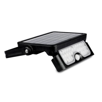 Светодиодный прожектор на солнечной батарее с датчиком LED/5W/3,7V IP65 4000K