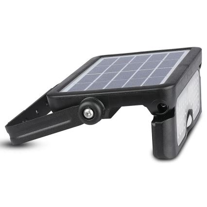 Светодиодный прожектор на солнечной батарее с датчиком LED/5W/3,7V IP65 4000K