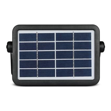 Светодиодный прожектор на солнечной батарее с датчиком LED/5W/3,7V IP65 4000K
