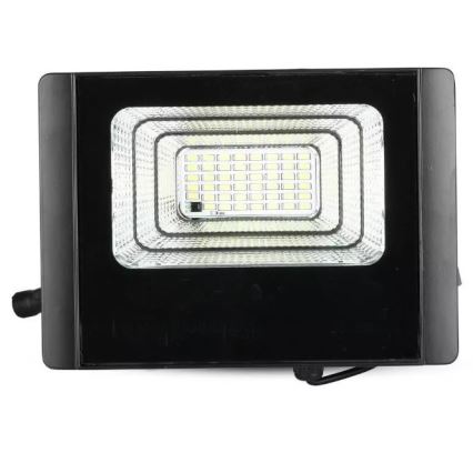 Светодиодный прожектор на солнечной батарее с регулированием яркости LED/12W/3,2V 6000K IP65 5000 mAh + дистанционное управление