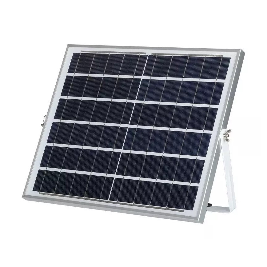 Светодиодный прожектор на солнечной батарее с регулированием яркости LED/16W/3,2V 4000K IP65 10000 mAh + дистанционное управление