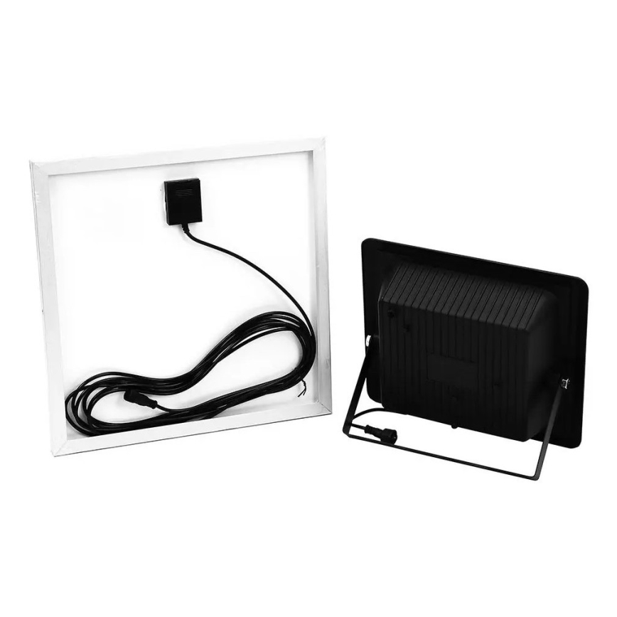 Светодиодный прожектор на солнечной батарее с регулированием яркости LED/20W/6,4V 4000K IP65 10000 mAh + дистанционное управление