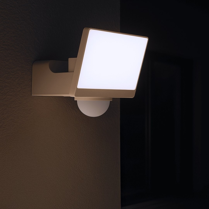 Светодиодный прожектор с датчиком движения и датчиком сумерек DAVOS LED/30W/230V IP54 белый