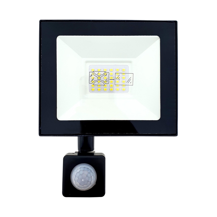 Светодиодный прожектор с датчиком LED/30W/230V IP44