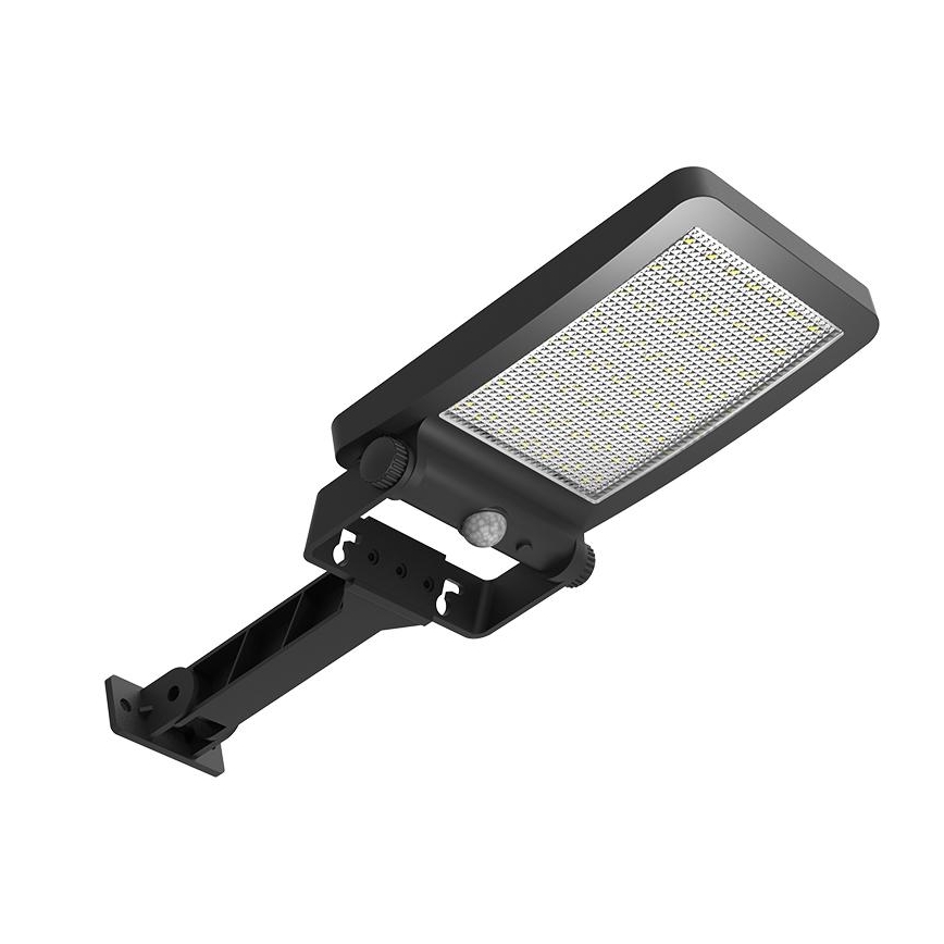 Светодиодный прожектор с датчиком на солнечной батарее LED/5W/3,7V 4000K 1500 mAh IP54 черный