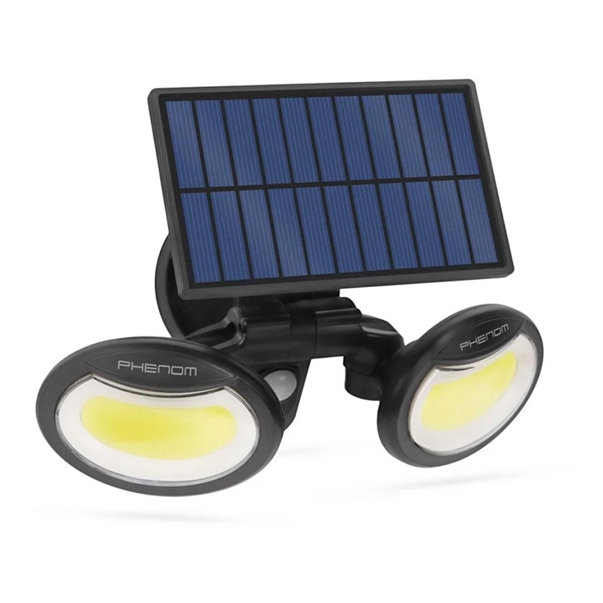 Светодиодный прожектор с датчиком на солнечной батарее 2xLED/4W/5V IP65