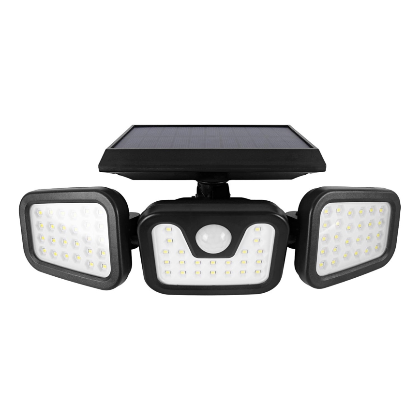 Светодиодный прожектор с датчиком на солнечной батарее LED/1,5W/3,7V 6000K IP44 2400 mAh