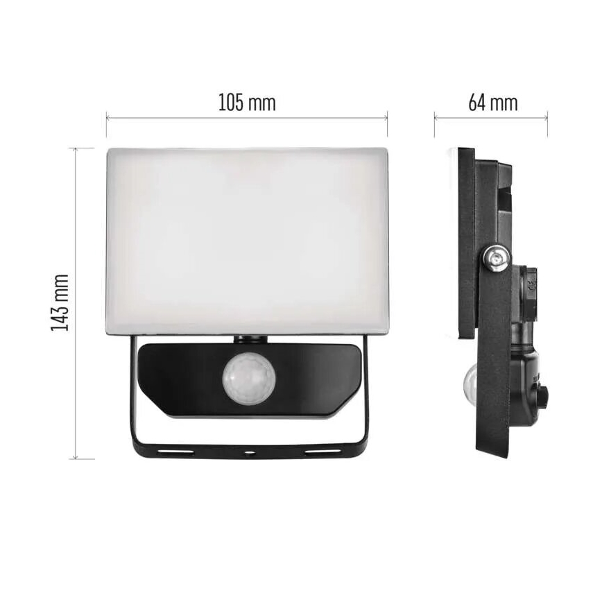 Светодиодный прожектор с датчиком TAMBO LED/10W/230V 4000K IP54
