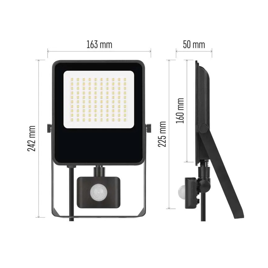 Светодиодный прожектор с датчиком VISIO LED/50W/230V 4000K IP65
