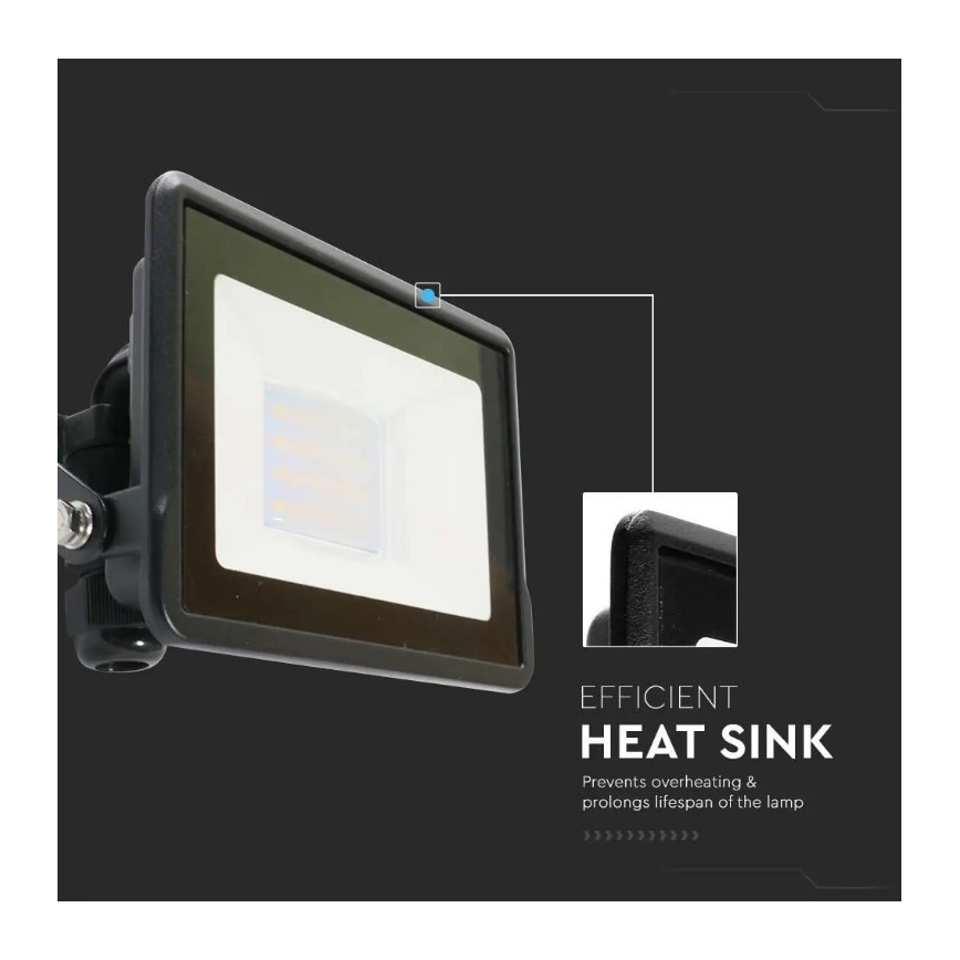 Светодиодный прожектор с прямым подключением SAMSUNG CHIP LED/20W/230V IP65 6500K