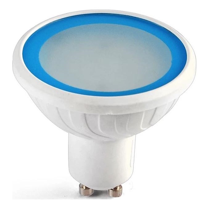 Светодиодный прожектор с регулированием яркости лампочка EASY CONNECT GU10/4W/230V синий