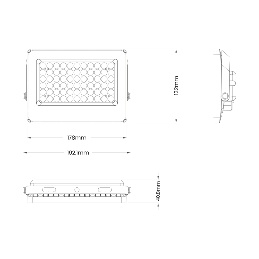 Светодиодный прожектор с солнечной панелью FOCUS 60W/10000 mAh 3,2V 6000K IP65 + дистанционное управление