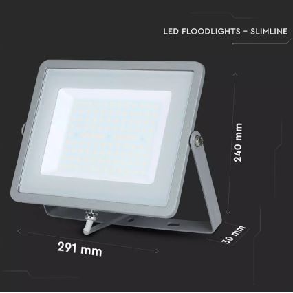 Светодиодный прожектор SAMSUNG CHIP LED/100W/230V IP65 4000K
