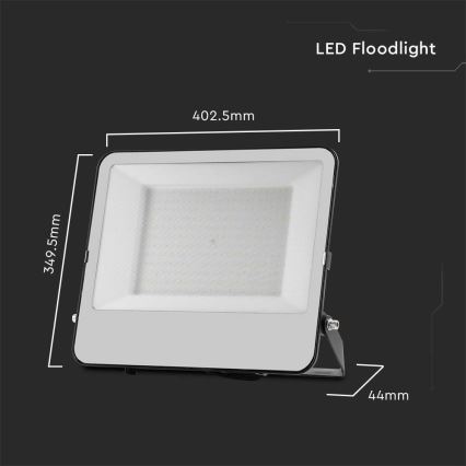 Светодиодный прожектор SAMSUNG CHIP LED/200W/230V 4000K IP65 черный