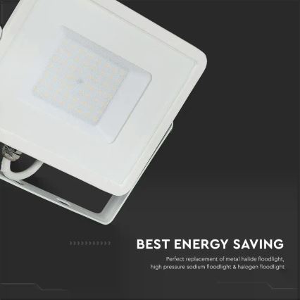 Светодиодный прожектор SAMSUNG CHIP LED/50W/230V 6500K IP65 белый