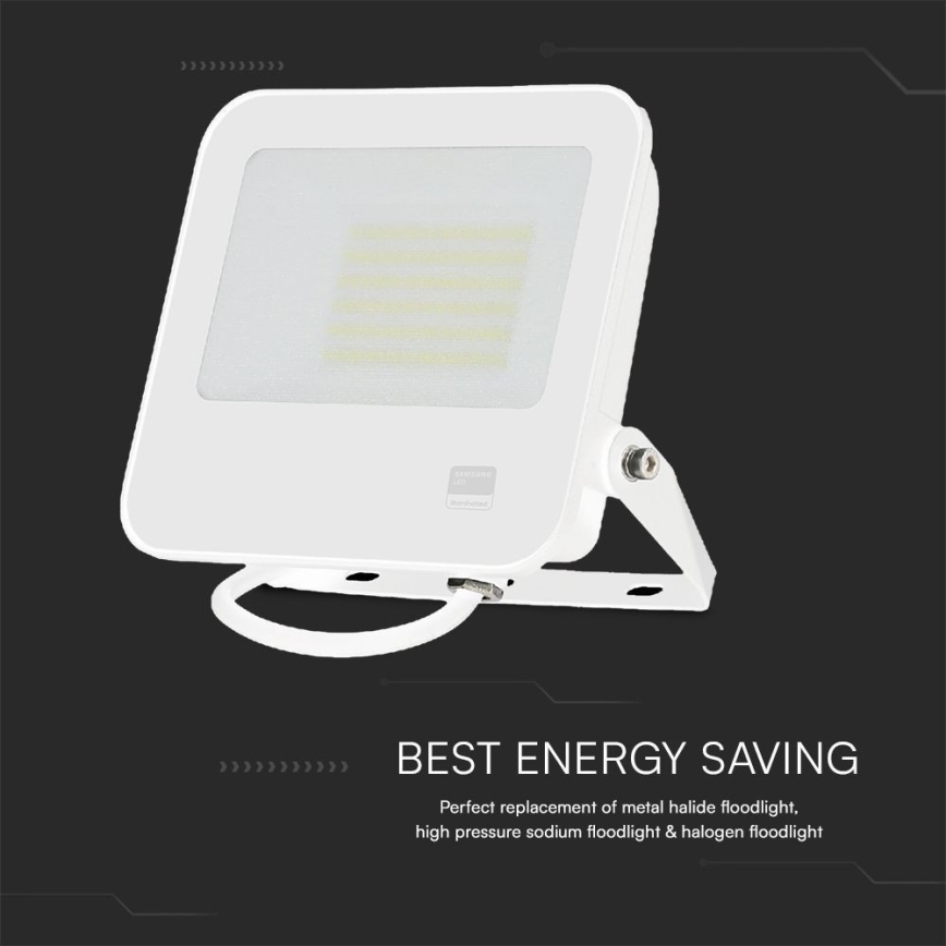 Светодиодный прожектор SAMSUNG CHIP LED/50W/230V 6500K IP65 белый