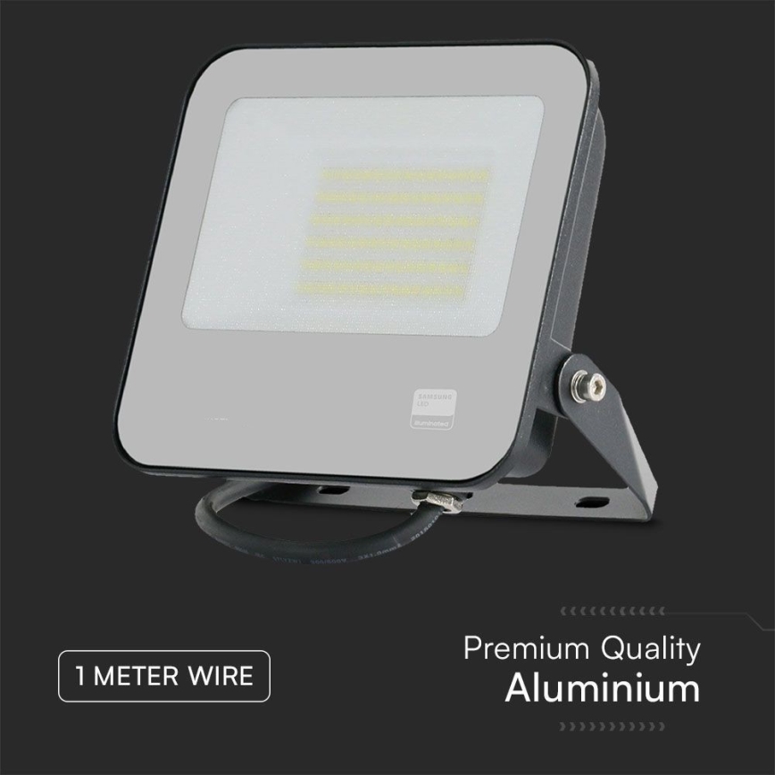 Светодиодный прожектор SAMSUNG CHIP LED/50W/230V 6500K IP65 черный