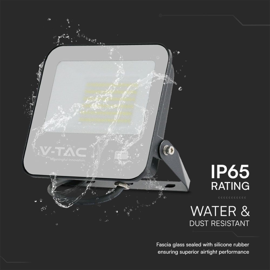 Светодиодный прожектор SAMSUNG CHIP LED/50W/230V 6500K IP65 черный