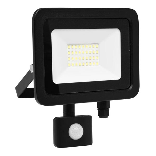 Светодиодный прожектор STAR с датчиком LED/30W/230V IP44 5000K
