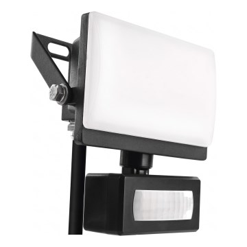 Светодиодный прожектор TAMBO EVO с датчиком движения и датчиком сумерек LED/10W/230V 4000K IP44 черный