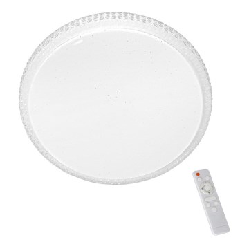 Светодиодный регулируемый потолочный светильник CRUZ LED/40W/230V 2000 лм + пульт дистанционного управления