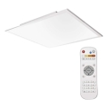 Светодиодный регулируемый потолочный светильник LED/40W/230V 2700K-6000K квадрат + пульт дистанционного управления