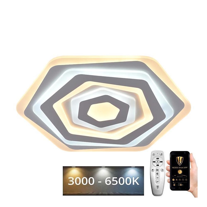 Светодиодный регулируемый потолочный светильник LED/95 Вт/230 В 3000-6500K с дистанционным управлением