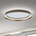 Светодиодный регулируемый потолочный светильник MANTA LED/38W/230V 2700/3000/4000K, диаметр 45 см, коричневый