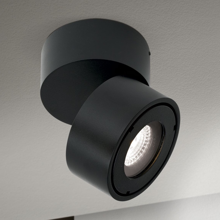 Светодиодный регулируемый точечный светильник для ванной HARVEY LED/15W/230V IP65 черный