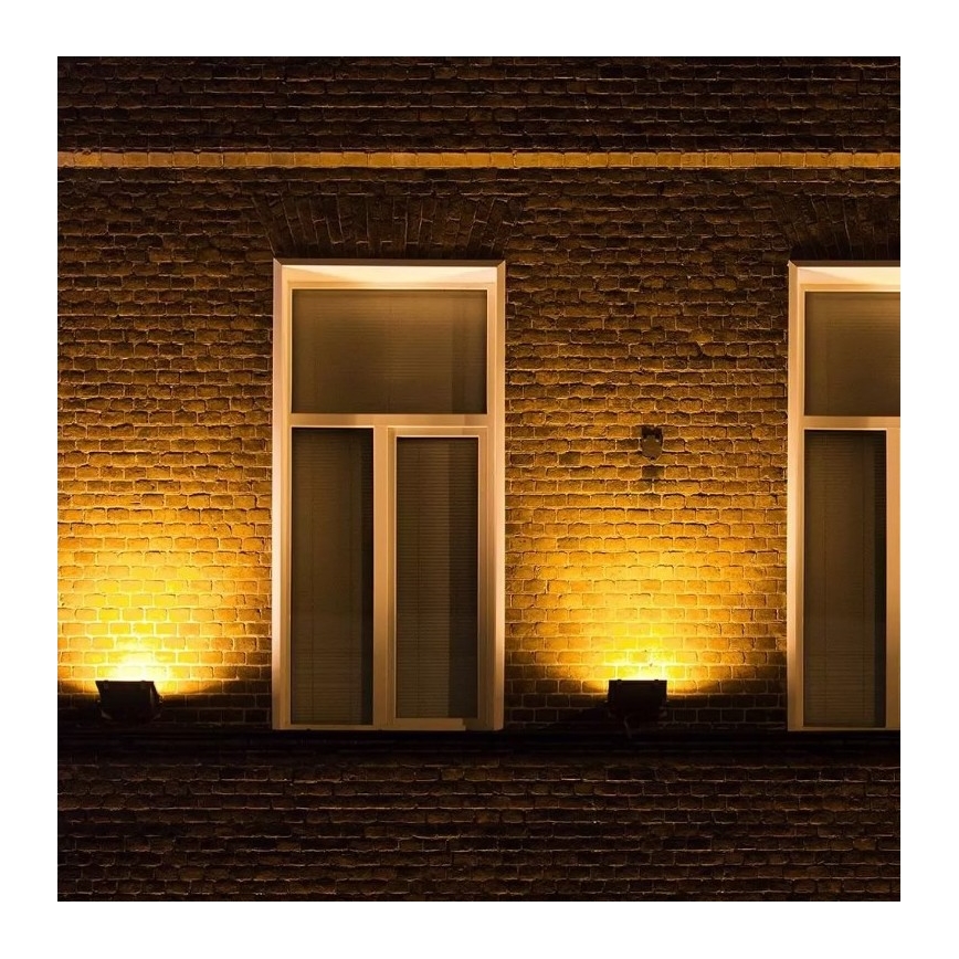 Светодиодный RGB-прожектор LED/20W/230V IP65 черный