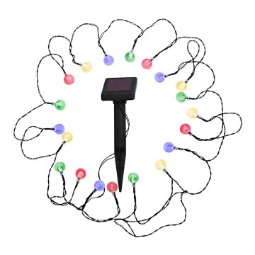 Светодиодный RGB-светильник на солнечной батарее 20xLED/1,2V 300 mAh IP44
