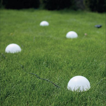 Светодиодный RGB-светильник на солнечной батарее HEMI LED/0,1W/1,2V 600 mAh IP44 белый