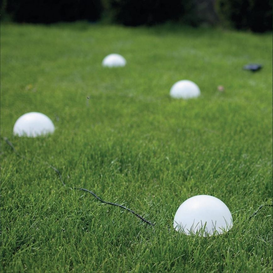 Светодиодный RGB-светильник на солнечной батарее HEMI LED/0,1W/1,2V 600 mAh IP44 белый