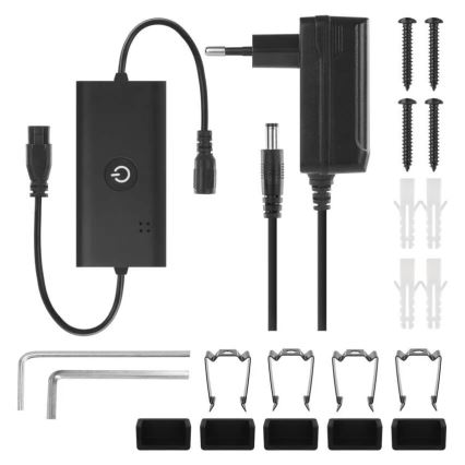 Светодиодный RGBIC-торшер с регулированием яркости GoSmart LED/20W/230V 2700K Wi-Fi Tuya