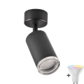 Светодиодный RGBW Регулируемый светильник для ванной TURYN 1xGU10/6,5W/230V 2700-6500K Wi-Fi IP44 черный