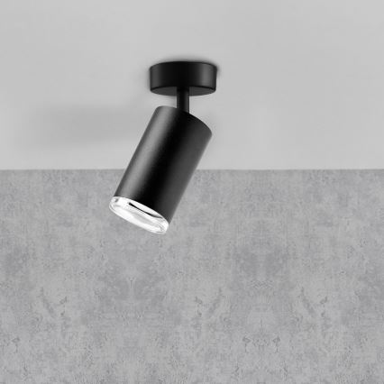 Светодиодный RGBW Регулируемый светильник для ванной TURYN 1xGU10/6,5W/230V 2700-6500K Wi-Fi IP44 черный