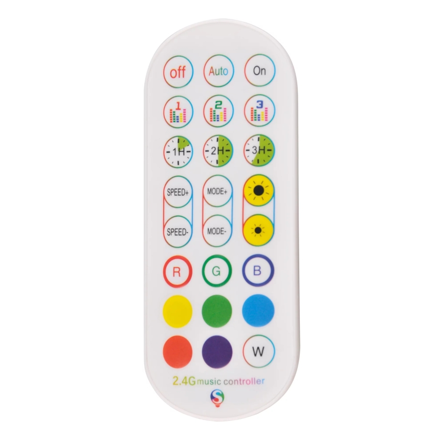 Светодиодный RGBW-торшер с регулированием яркости MAGICAL LED/7W/230V + дистанционное управление