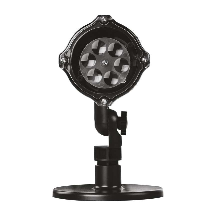 Светодиодный рождественский уличный проектор LED/3,6W/230V IP44 холодный белый