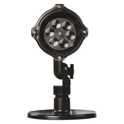 Светодиодный рождественский уличный проектор LED/3,6W/230V IP44 белый
