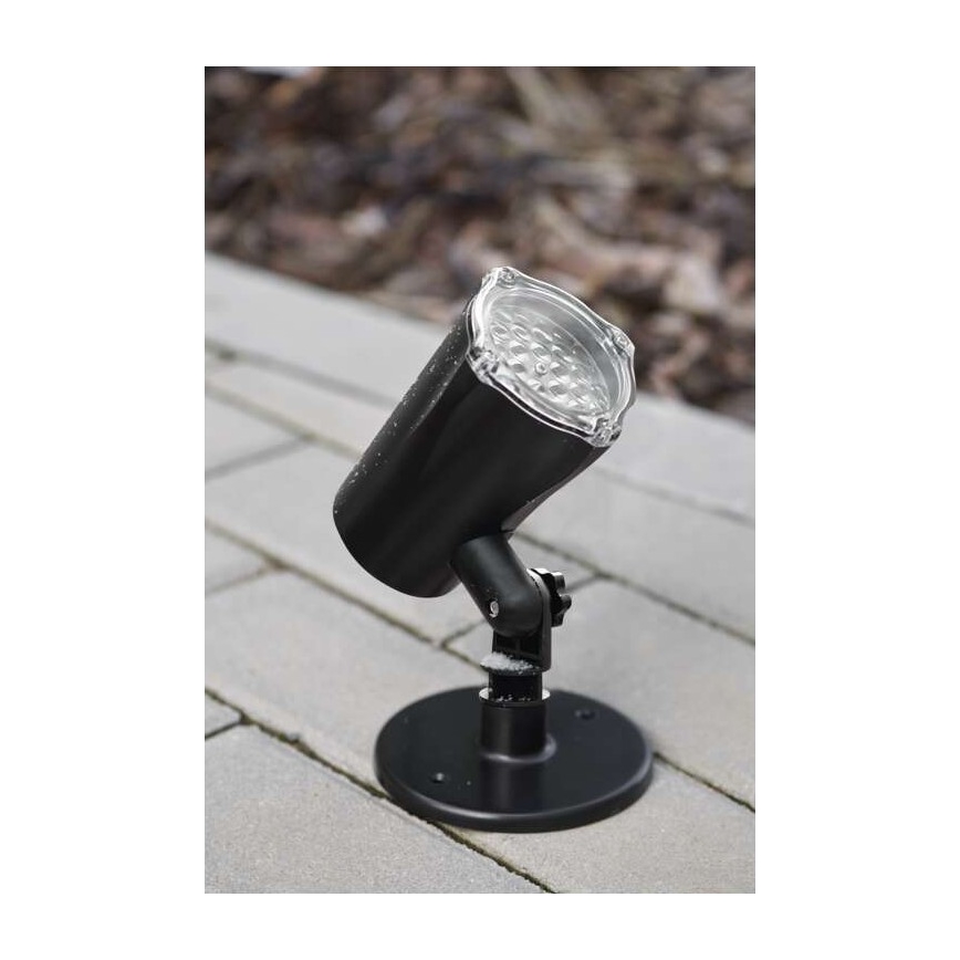 Светодиодный рождественский уличный проектор LED/3,6W/230V IP44 белый