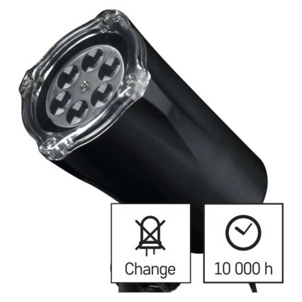 Светодиодный рождественский уличный проектор LED/3,6W/230V IP44 белый