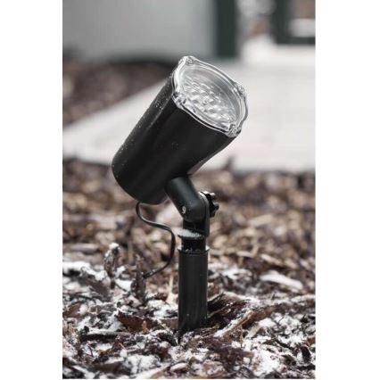 Светодиодный рождественский уличный проектор LED/3,6W/230V IP44 холодный белый